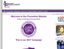 Tablet Screenshot of preventchildabuse.ca